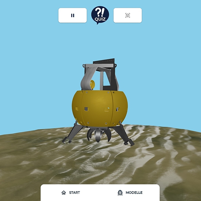 Screenshot der ARtefact Webanwendung